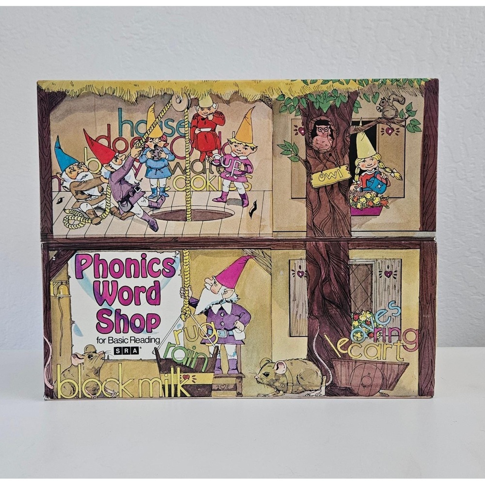 Vtg SRA Phonics Word Shop For Basic Reading Children Education Learning 1978